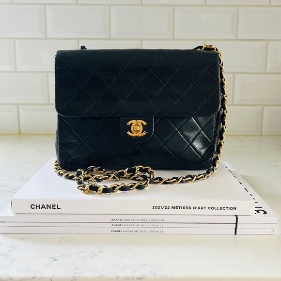 CHANEL Mini Square Lambskin Bag - Picture 4 of 16